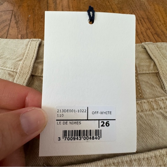 Jacquemus Le De Nimes Off White Pants BNWT 26 - Picture 10 of 12